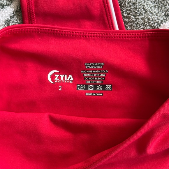 ZYIA Active logo leggings size 2 NWOT - Picture 4 of 7